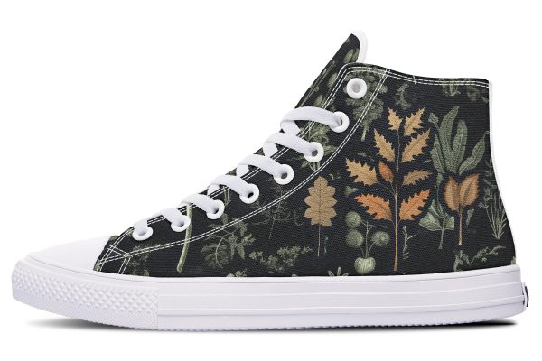 Autumn Memoir High Tops - Classic Premium Canvas Shoes with Comfortable and Durable Soles Hot on Sale