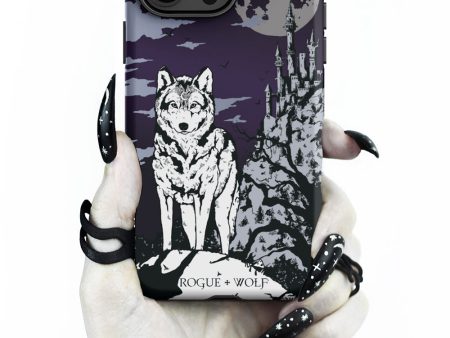 Castle Whitewolf Tough Phone Case for iPhone - Shockproof Anti-scratch Goth Witchy Phone Cover For Cheap