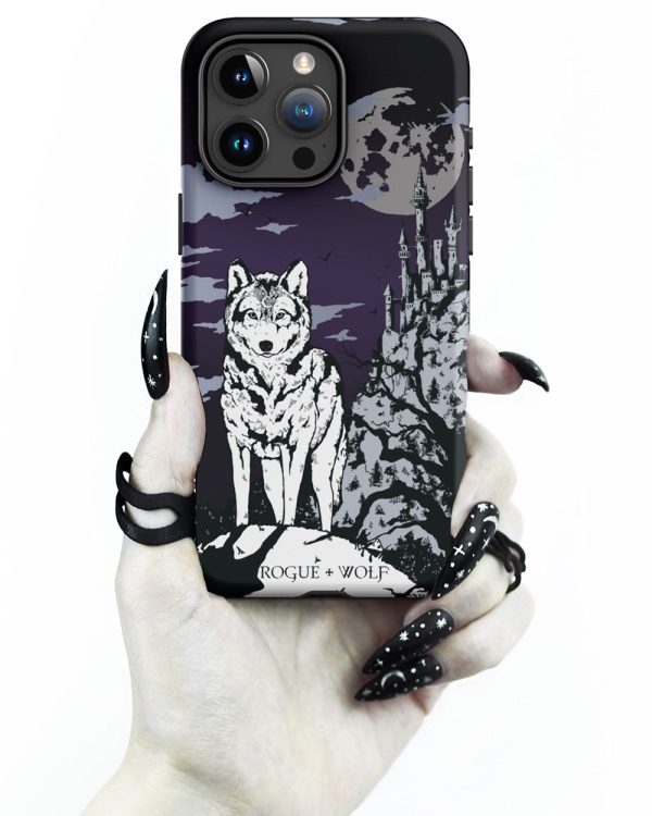 Castle Whitewolf Tough Phone Case for iPhone - Shockproof Anti-scratch Goth Witchy Phone Cover For Cheap