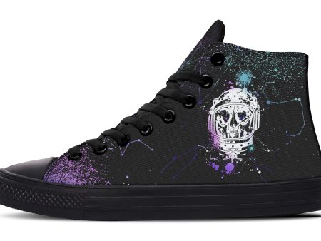 Cat-Astro-Phe High Tops - Classic Premium Canvas Shoes with Comfortable and Durable Soles Online