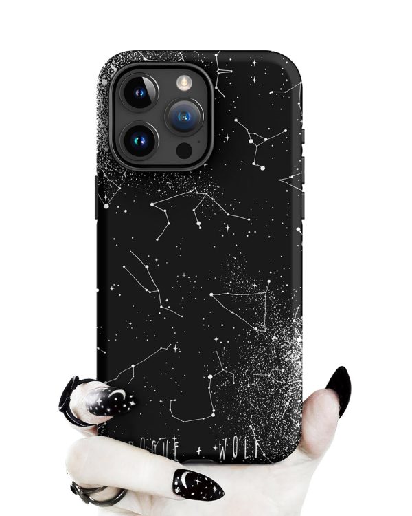 Constellation Tough Phone Case for iPhone - Shockproof Anti-scratch Goth Witchy Phone Cover Gothic Christmas Gifts For Cheap