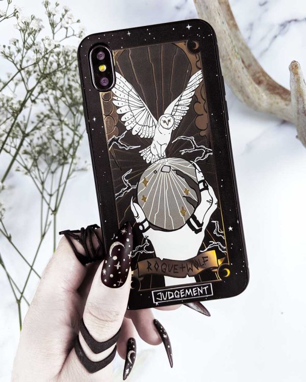 Judgement Tarot Phone Case - Mirror Gold Details Hot on Sale