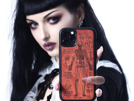 Vampire Anatomy - Engraved Rose Wood Phone Case Discount