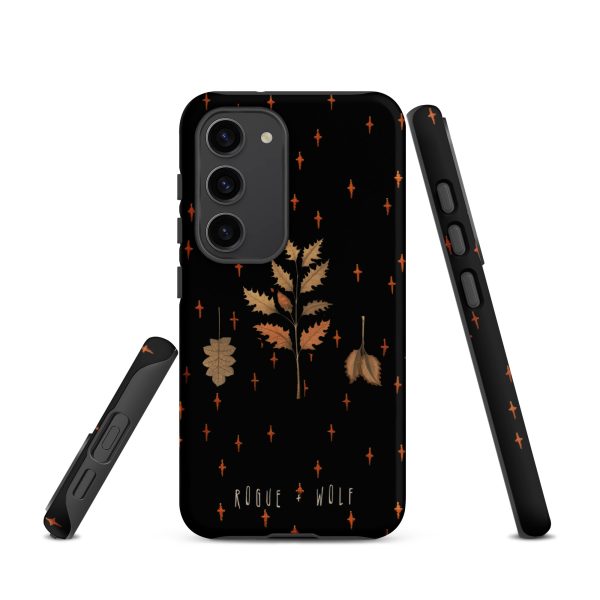 Autumn Memoir Tough Phone Case for Samsung - Dark Academia Anti-Scratch Shockproof Botanical Witchy Goth  Cover, Christmas Gifts Online