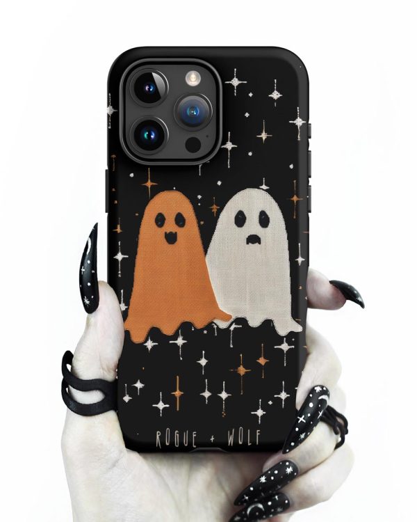 Ghost Besties Tough Cell Phone Case for iPhone - Dark Academia Anti-scratch Shockproof Witchy Goth Cover Online Sale