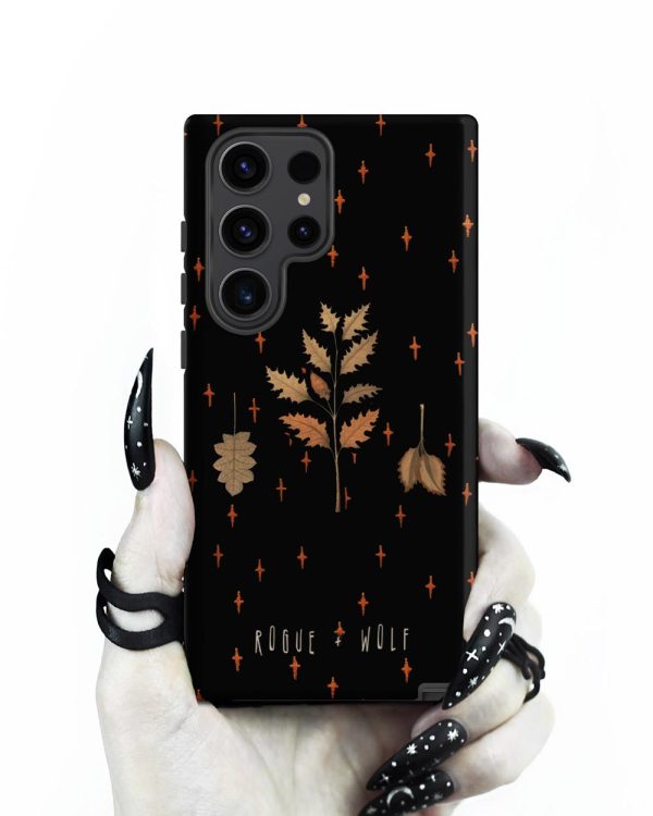 Autumn Memoir Tough Phone Case for Samsung - Dark Academia Anti-Scratch Shockproof Botanical Witchy Goth  Cover, Christmas Gifts Online