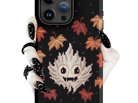 Maple Ghosty Tough Phone Case for iPhone - Dark Academia Anti-Scratch Shockproof Cover, Witchy Goth Accessory, Goth Gifts Cheap