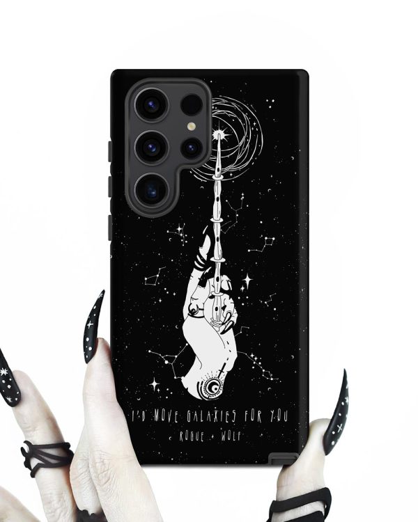 Cosmic Devotion Tough Phone Case for Samsung - Shockproof Witchy Phone Cover Anti-scratch Goth Cell Phone Case Cool Gothic gifts Hot on Sale