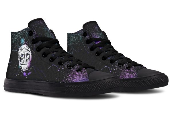 Cat-Astro-Phe High Tops - Classic Premium Canvas Shoes with Comfortable and Durable Soles Online