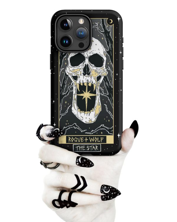 Star Tarot Tough Phone Case for iPhone - Shockproof Anti-scratch Witchy Accessory Goth Cover Supply