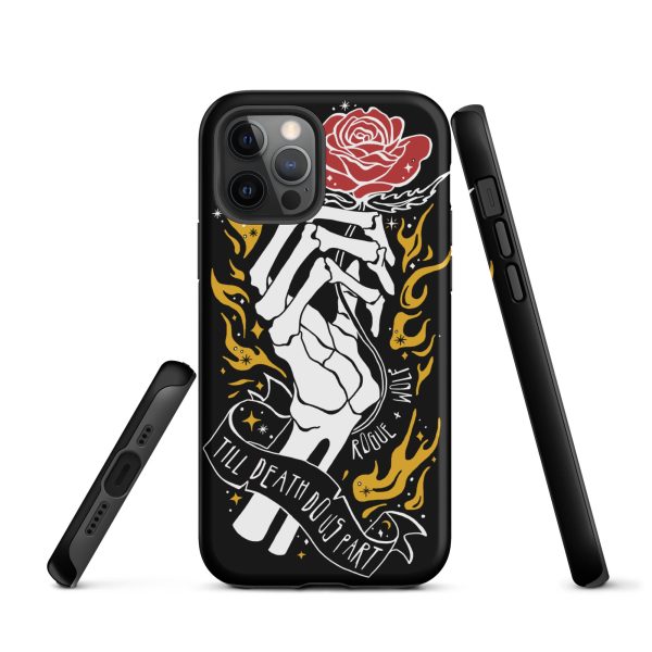 Till Death Do Us Part’ Tough Phone Case for iPhone - Shockproof Witchy Goth Anti-scratch Cover Online now