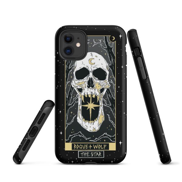 Star Tarot Tough Phone Case for iPhone - Shockproof Anti-scratch Witchy Accessory Goth Cover Supply