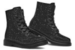 Starry Night Boots - Vegan Leather Doc-Style Boots with Durable Stitched on Soles For Sale