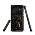 Book of Herbology Shockproof Samsung case - Witchy Goth Phone Accessories Anti-scratch cover Online