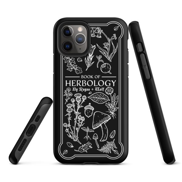 Book of Herbology Shockproof iPhone case - Witchy Goth Phone Accessories Anti-scratch cover Discount