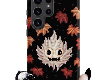 Maple Ghosty Tough Phone Case for Samsung - Dark Academia Anti-Scratch Shockproof Cover, Witchy Goth Accessory, Goth Gifts For Cheap