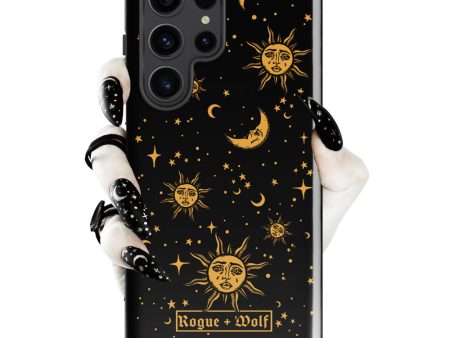 Celestial Tough Phone Case for Samsung - Witchy Goth Anti-Scratch Shockproof Phone Accessories Cool gifts Online now