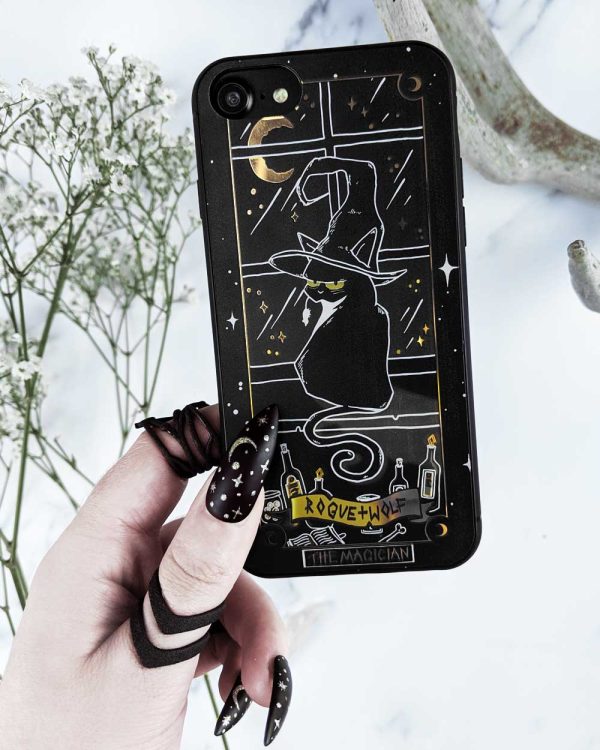 The Magician Tarot Phone Case - Mirror Gold Details For Sale