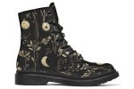 Twilight Garden Boots - Vegan Leather Doc-Style Boots with Durable Stitched on Soles Online now