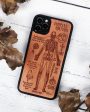 Vampire Anatomy - Engraved Cherry Wood Phone Case Sale