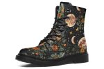 Lunar Meadow Boots - Vegan Leather Doc-Style Boots with Durable Stitched on Soles Fashion