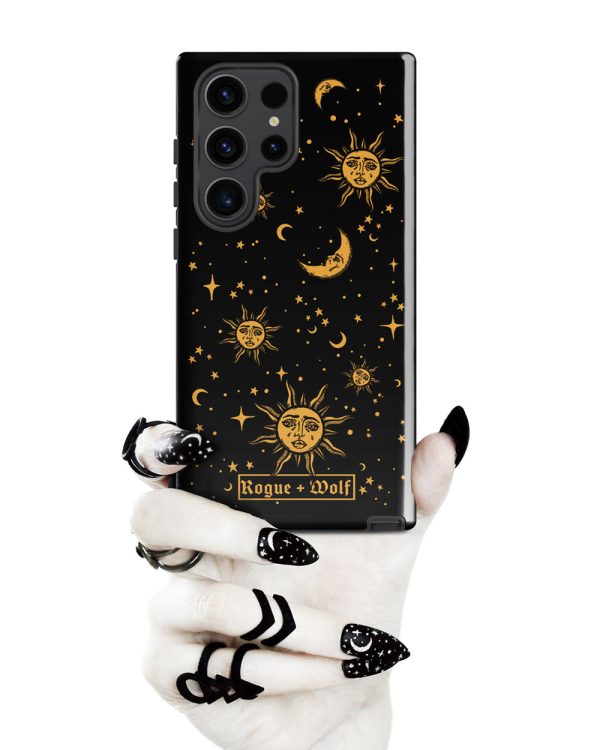 Celestial Tough Phone Case for Samsung - Witchy Goth Anti-Scratch Shockproof Phone Accessories Cool gifts Online now