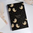 Spooky Soirée Spiral Notebook - Witchy Diary with Spooky Ghosts Uni & College Dark Academia Journal - Gothic Stationery Online