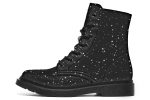 Starry Night Boots - Vegan Leather Doc-Style Boots with Durable Stitched on Soles For Sale