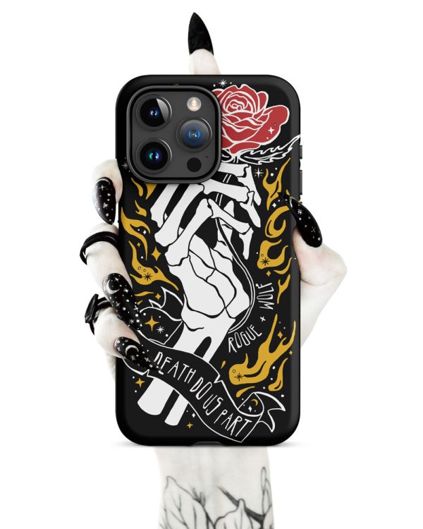 Till Death Do Us Part’ Tough Phone Case for iPhone - Shockproof Witchy Goth Anti-scratch Cover Online now