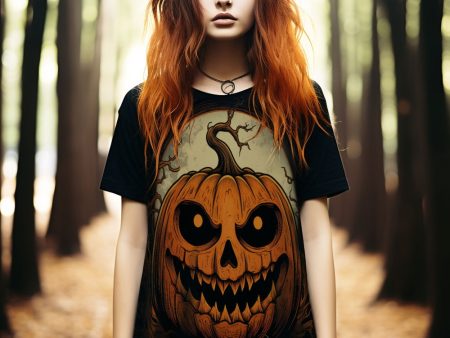 OMG! Tee Dress - Gothic Dark Academia Witchy Alt Style Halloween Grunge Occult T-shirt Dress For Discount