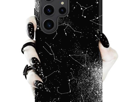 Constellation Tough Phone Case for Samsung - Shockproof Anti-scratch Witchy Goth Cover Cool Gothic Christmas Gifts Discount