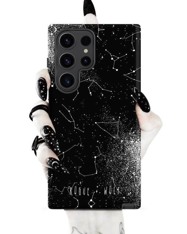 Constellation Tough Phone Case for Samsung - Shockproof Anti-scratch Witchy Goth Cover Cool Gothic Christmas Gifts Discount