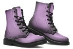 Mystic Dusk Boots - Vegan Leather Doc-Style Boots with Durable Stitched on Soles For Cheap