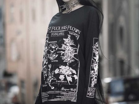 My Last F*** Has Flown Flying Spell - Long Sleeve Tee Fashion