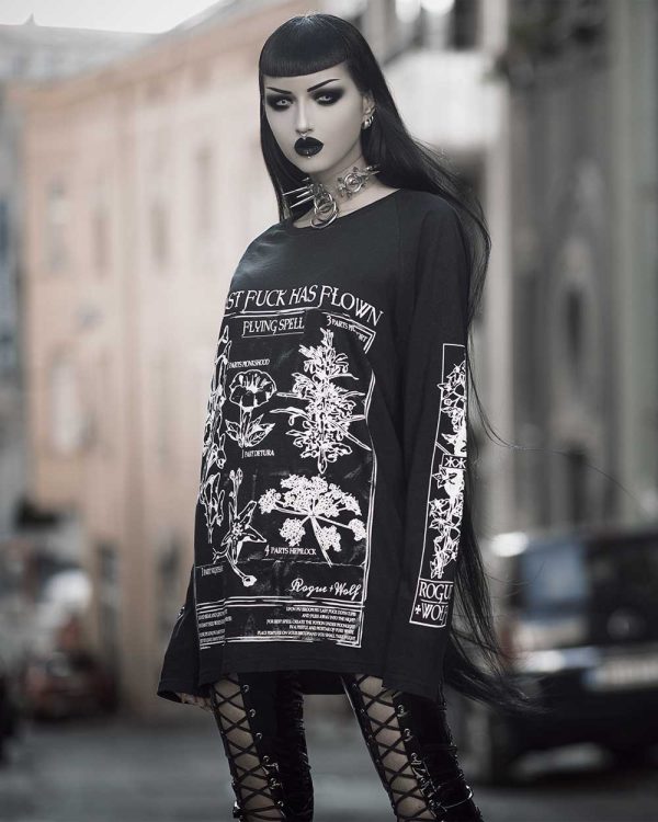 My Last F*** Has Flown Flying Spell - Long Sleeve Tee Fashion