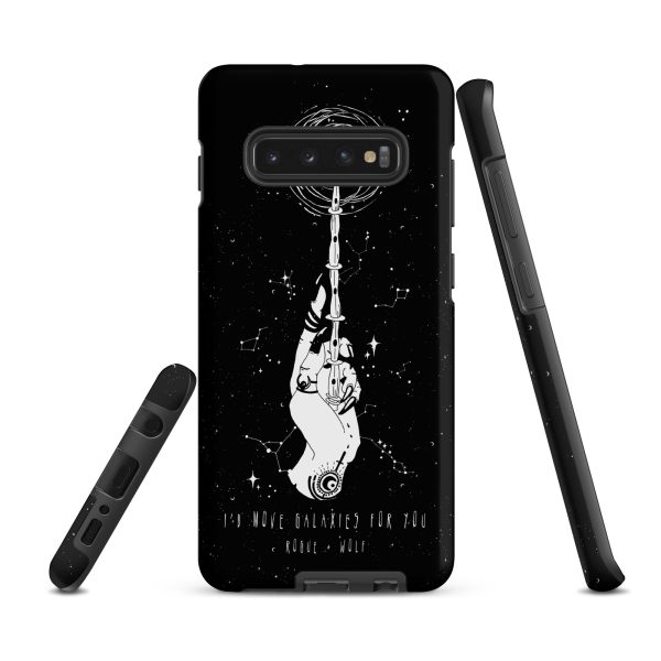 Cosmic Devotion Tough Phone Case for Samsung - Shockproof Witchy Phone Cover Anti-scratch Goth Cell Phone Case Cool Gothic gifts Hot on Sale