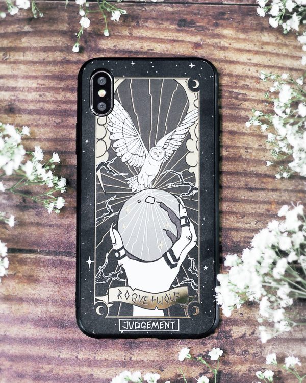 Judgement Tarot Phone Case - Mirror Gold Details Hot on Sale