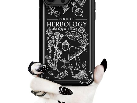 Book of Herbology Shockproof iPhone case - Witchy Goth Phone Accessories Anti-scratch cover Discount