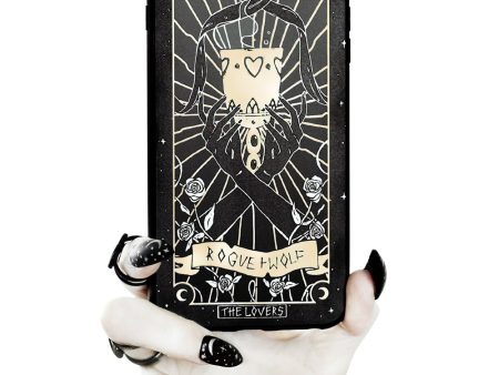 The Lovers Tarot Phone Case - Mirror Gold Details For Sale