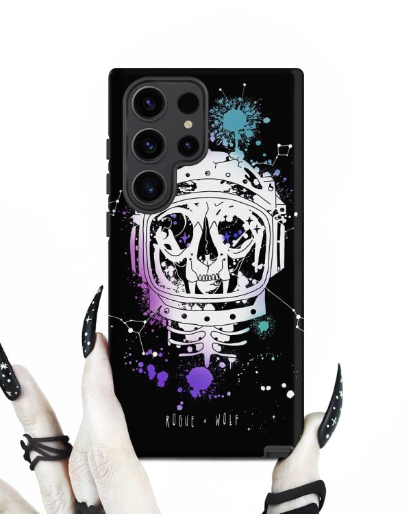 Cat-Astro-Phe Tough Phone Case for Samsung - Grunge Aesthetic Witchy Goth Cell Phone Cover Anti-Scratch Cool Gothic Gift Online