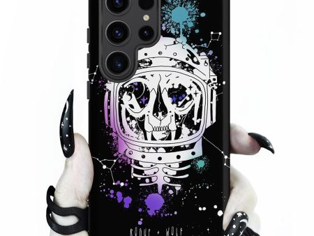 Cat-Astro-Phe Tough Phone Case for Samsung - Grunge Aesthetic Witchy Goth Cell Phone Cover Anti-Scratch Cool Gothic Gift Online