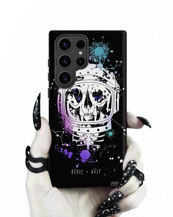 Cat-Astro-Phe Tough Phone Case for Samsung - Grunge Aesthetic Witchy Goth Cell Phone Cover Anti-Scratch Cool Gothic Gift Online