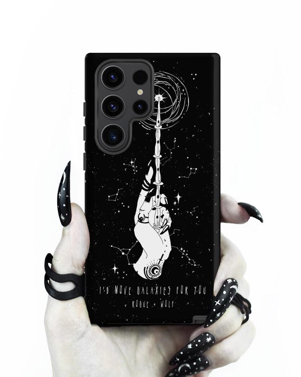 Cosmic Devotion Tough Phone Case for Samsung - Shockproof Witchy Phone Cover Anti-scratch Goth Cell Phone Case Cool Gothic gifts Hot on Sale