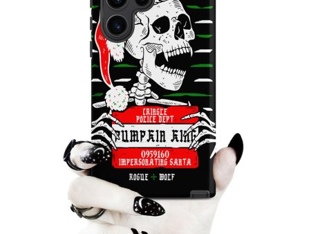 Pumpkin King Tough Phone Case for Samsung - Xmas Goth Anti-scratch Cover Witchy Christmas Gothic Gifts For Cheap