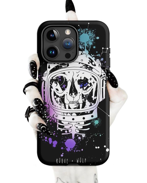 Cat-Astro-Phe Tough Phone Case for iPhone - Grunge Aesthetic Witchy Goth Cell Phone Cover Anti-Scratch Cool Gothic Gift For Discount