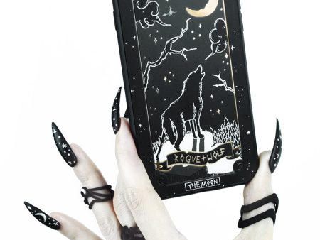 The Moon Tarot Phone Case - Mirror Gold Details Online Sale