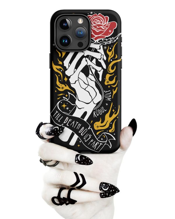 Till Death Do Us Part’ Tough Phone Case for iPhone - Shockproof Witchy Goth Anti-scratch Cover Online now