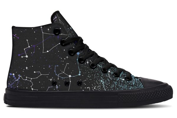 Aurora High Tops - Classic Premium Canvas Shoes with Comfortable and Durable Soles Supply