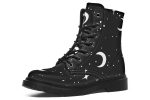 MoonDust Boots - Vegan Leather Doc-Style Boots with Durable Stitched on Soles Cheap